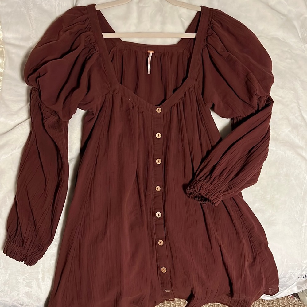 Free people oversized peasant tunic